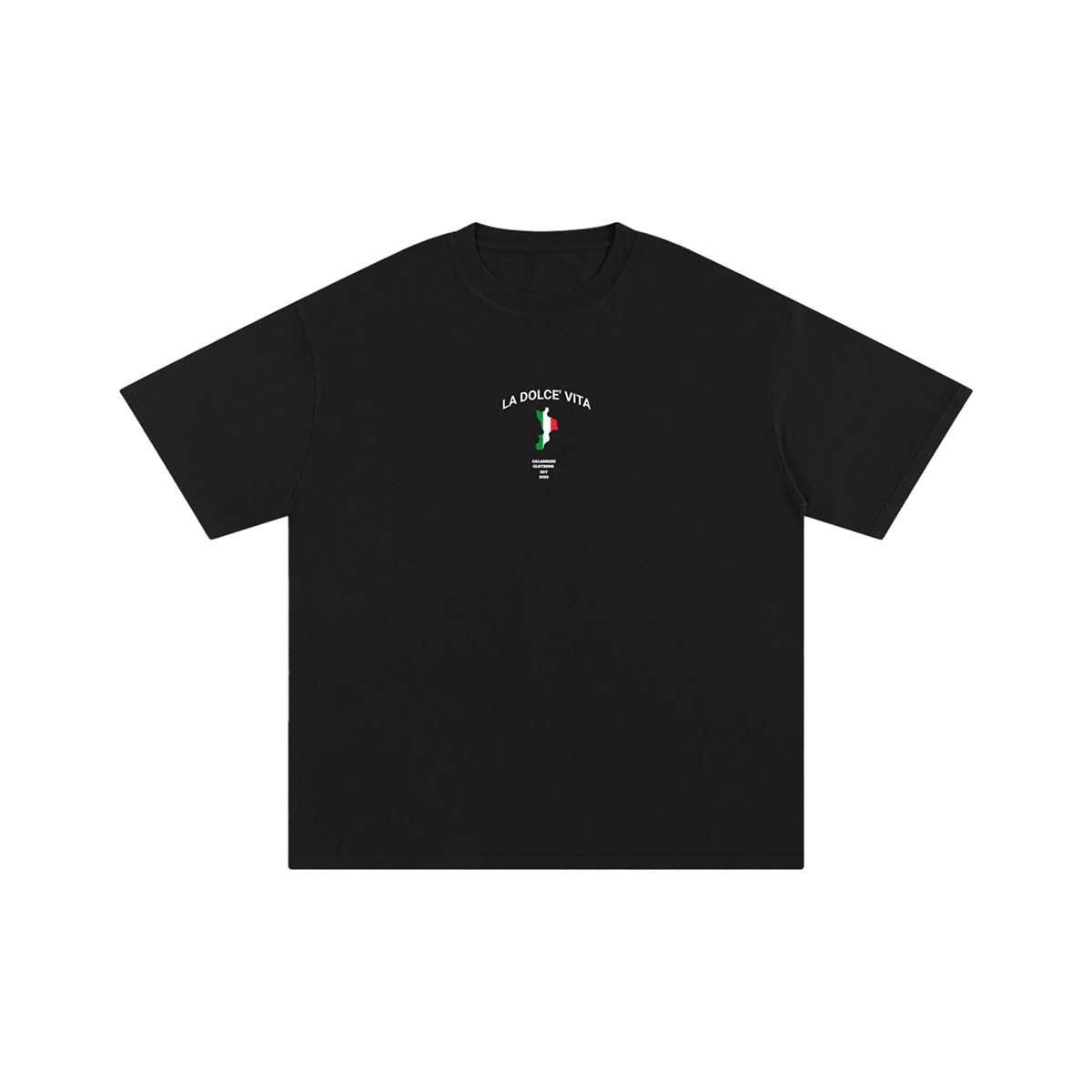 CALABRESE UNISEX BLACK SHORTS AND SHIRT SET