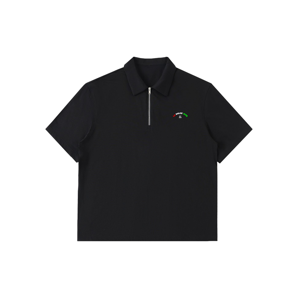 CALABRESE QUARTER ZIP POLO SHIRTS